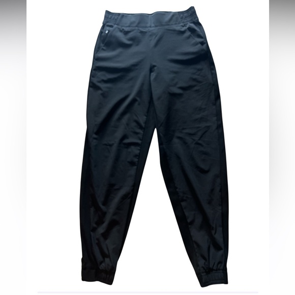 Athleta Brooklyn Jogger Black Women’s Pants Size 4 Zip Pocket Tapered Cuff - Picture 3 of 7